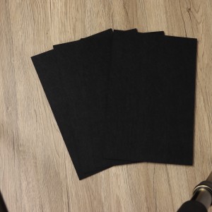 Black PET Felt Insulation Pad – Heat Resistant Thermal Pad for OLED TV Back Cover/LG/Samsung (Custom Die-Cut)