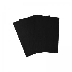 “Black PET Felt Insulation Pad for OLED TV Back Cover – Heat Resistant & Flame Retardant Custom Die-Cut PET Felt Thermal Pad – TV Rear Cover Heat Shield & Damping Material”