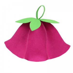 Colorful Unisex Felt Sauna Hat Hot Sale Wool-Made Anti-Heat Head Protection for Sauna Room & Spa