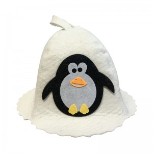 Unisex Adult Wool Felt Sauna Hat Hot Sale Head Protection Anti-Heat Cap for Sauna Room & Spa