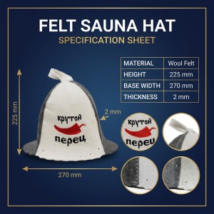 Wholesale Custom Sauna Hats | Premium Heat Protection Sauna Cap Manufacturer