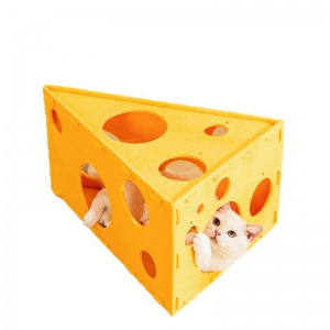 Latest Acoustic Felt Panel Cat Bed – Warm Cat Cave House, Eco-friendly Cute Pet House for Indoor Cats & Home Decor