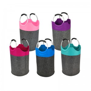 Large Capacity Laundry Basket – Felt Storage Organizer Made of Durable Felt Multiple Colors