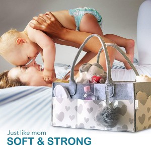 Amazon hot sale felt diaper caddy