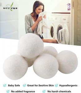 Premium White New Zealand Organic Sheep 100% dryer ball wool felt dryer ball for laundry