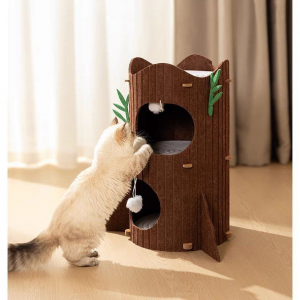 New Design Acoustic Panel Cat Bed – Warm Cozy Felt Cat Cave, Eco-friendly Pet House for Indoor Cats & Small Dogs Multi Color