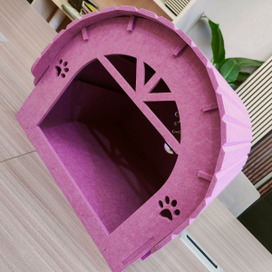 Durable Acoustic Felt Panel Cat Bed – New Design Cat Cave, Eco-friendly Warm Pet Bed for Indoor Cats & Pet Supplies