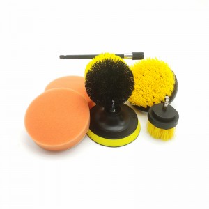 8 Piece Power Scrubber Cleaning Brush Set