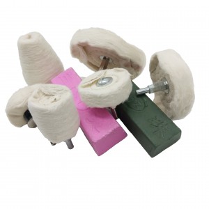 Thick Cotton White cotton cloth polishing wheel set