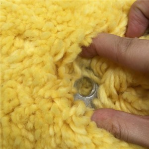 Wholesale Cheap White and Yellow Wool Polishing Pads Wool Buffing Pad 8 Inch Polishing Pad For Car