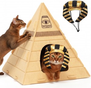 New Acoustic Felt Panel Cat Bed – Warm Cozy Cat Cave, Durable Pet House for Indoor Cats & Puppies Multi Color Hot Sale