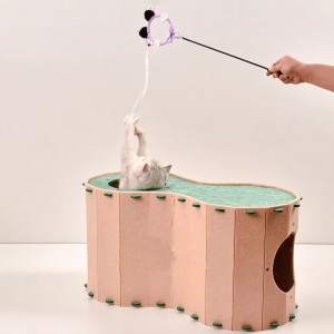 Warm Acoustic Panel Cat Bed – Customized Felt Cat Cave, Hot Sale Cozy Pet House for Indoor Cats & Small Dogs