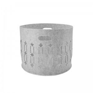 Accept customized color and logo felt storage basket for toy and clothes storage in daily life