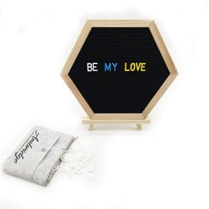 Wholesale Price Wooden Letter Board - Hexagon Letter Board  – Rolking