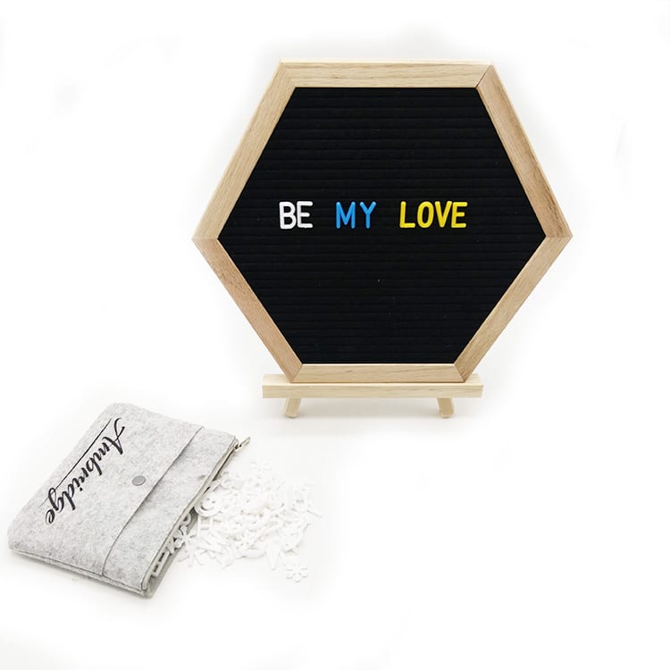 OEM Customized Stainless Steel Polishing Pads - Hexagon Letter Board  – Rolking