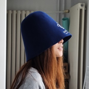 Customize Design Available Wholesale 100 Pure Sheep Wool Australian Merino Wool Felt Russian Wool Sauna Hat