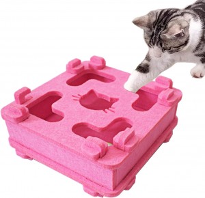 Cozy Acoustic Panel Cat Bed – Hot Sale Felt Cat Cave, Warm New Design Pet House for Indoor Cats & Dogs Customized