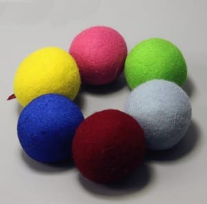 OEM Customized Hard Felt - Color Wool Dryer Balls – Rolking
