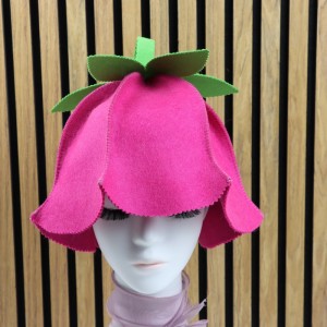 Colorful Unisex Felt Sauna Hat Hot Sale Wool-Made Anti-Heat Head Protection for Sauna Room & Spa