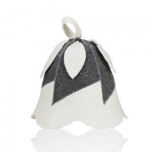 Hot Sale Anti-Heat Sauna Hat Unisex Adult Wool Felt Cap for Sauna Room Spa & Head Protection