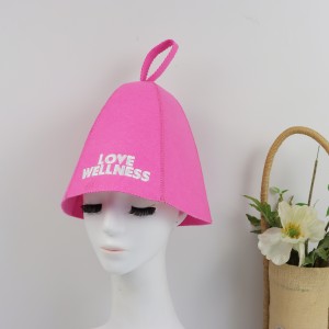 Popular Polyester Felt Sauna Hat – Unisex Adult Spa Cap, Head Protection Anti-heat for Sauna Room