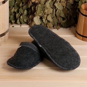 Men’s Bath & Sauna Set 5-Piece Eco-Friendly Reusable Soft Quick Dry Shower Hat Mat Sauna Glove Slippers Storage Bag