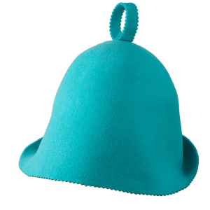 Custom 100% Merino Wool Sauna Hat Soft Reusable Eco-Friendly Japanese Russian Banya Australian Wool Fabric Sauna Hat