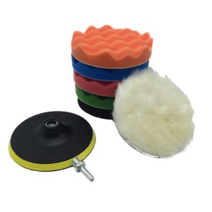8pcs pack wool foam polishing pads for car
