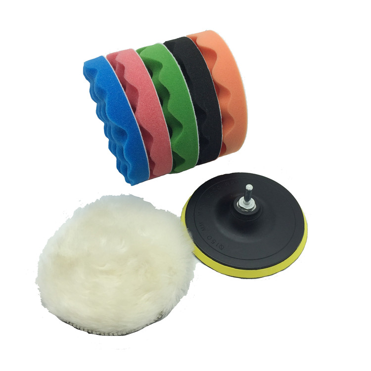 China 8pcs pack wool foam polishing pads for car Manufacturers and  Suppliers