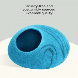 cat house pet sleeping bed Soft wool cat house Kitty cave