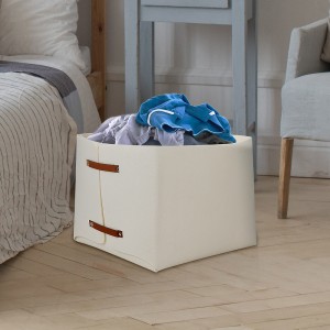Multipurpose Felt Storage Basket Storage bin for Nursery, Closets, Plant Cover, Bathroom Shelves, Toys