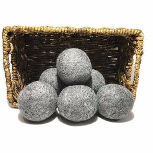 Gray Wool Dryer Balls