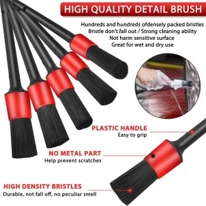 Multi-Purpose Car Detail Brushes Set