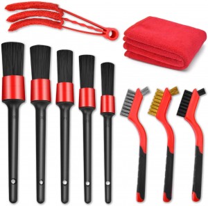 Multi-Purpose Car Detail Brushes Set