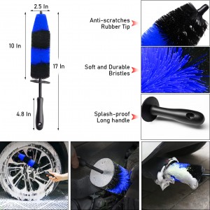 20pcs car clean drill brush set