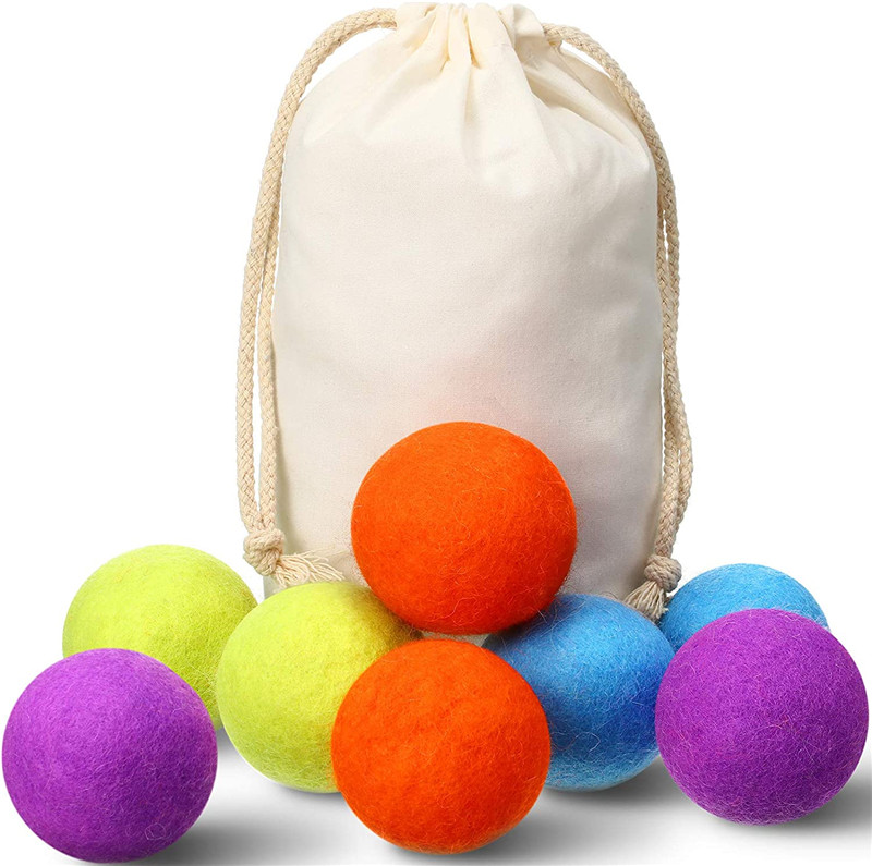 Laundry Balls Reusable Pet Hair Removal Color Wool Laundry Balls Featured Image