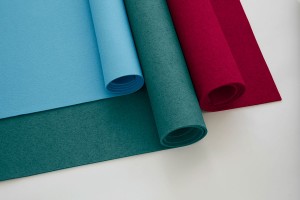 colorful pressed 100% wool felt