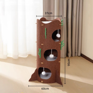 New Design Acoustic Panel Cat Bed – Warm Cozy Felt Cat Cave, Eco-friendly Pet House for Indoor Cats & Small Dogs Multi Color