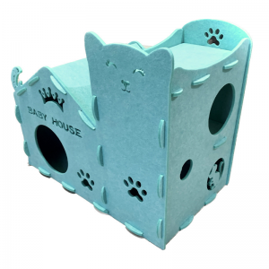 Snug Acoustic Panel Cat Bed – Eco-friendly Felt Cat Cave, Custom Cozy Pet Bed for Indoor Dogs & Cats Top-selling