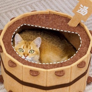 Warm Acoustic Panel Cat Bed – Customized Felt Cat Cave, Cozy Durable Pet House for Indoor Pets & Pet Accessories