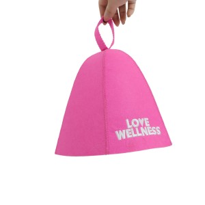 Popular Polyester Felt Sauna Hat – Unisex Adult Spa Cap, Head Protection Anti-heat for Sauna Room