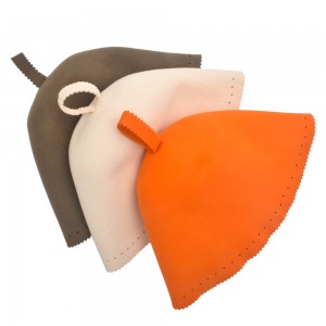 Wool Felt Sauna Hat Black Hair Protection Spa Sauna Accs For Bath Protection Sweat Steam Waterproof Handmade Felt