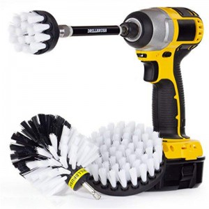 4 PACK white drill brush