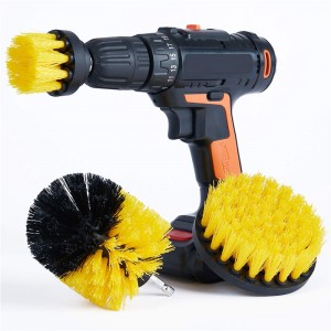 3 PACK yellow drill brush