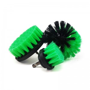 Green Color 3Pack Drill Brush Set