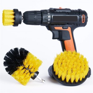 3 PACK yellow drill brush