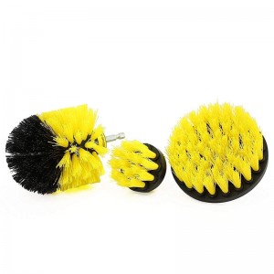 3 PACK yellow drill brush