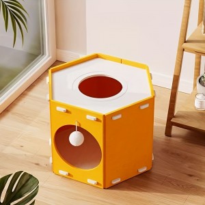 Popular Acoustic Panel Cat Bed – Cozy Durable Felt Cat Cave, Hot Sale Pet Bed for Indoor Dogs & Cats Customized