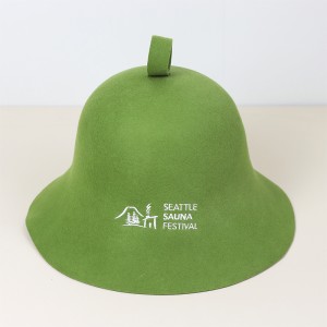 Anti-Heat Head Protection Sauna Hat – 100% Merino Wool Felt Cap, Unisex Adult Style for Spa Sauna Room Hot Sale