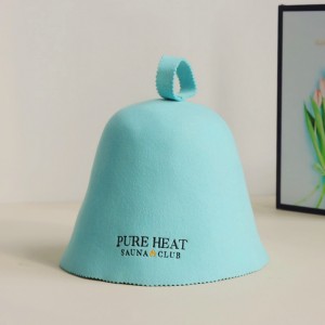 Hot Sale 100% Merino Wool Felt Sauna Hat Unisex Adult Head Protection for Sauna Room & Spa Use